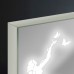 Зеркало "принцесса" с LED подсветкой в алюминиевой рамке